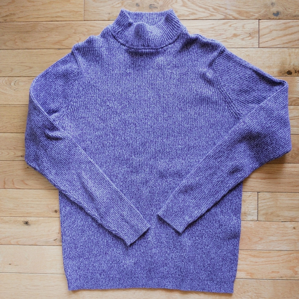 Purple Mock neck Sweater (Small)